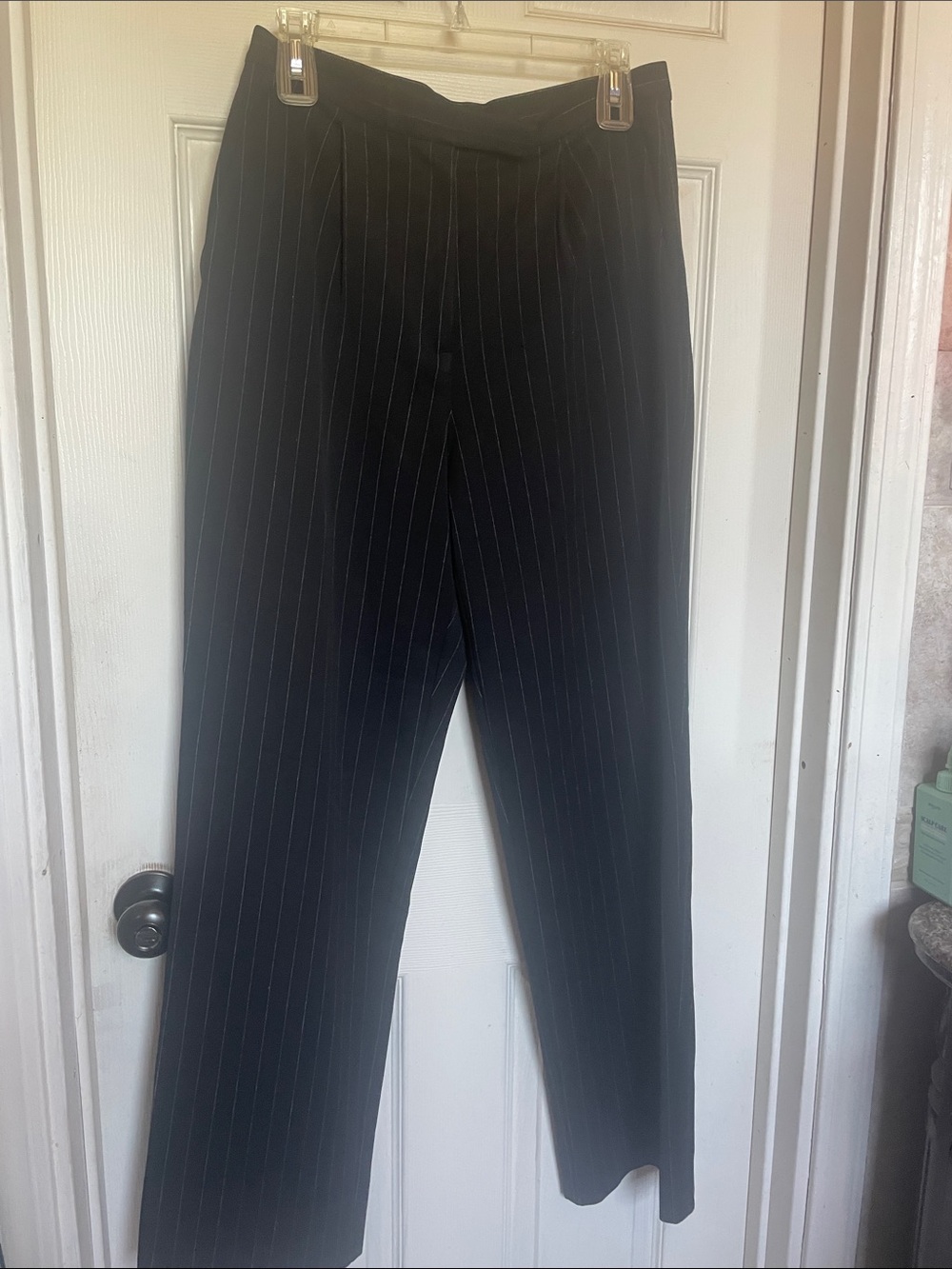 Liz Claiborne Black Pinstripe Dress Pants